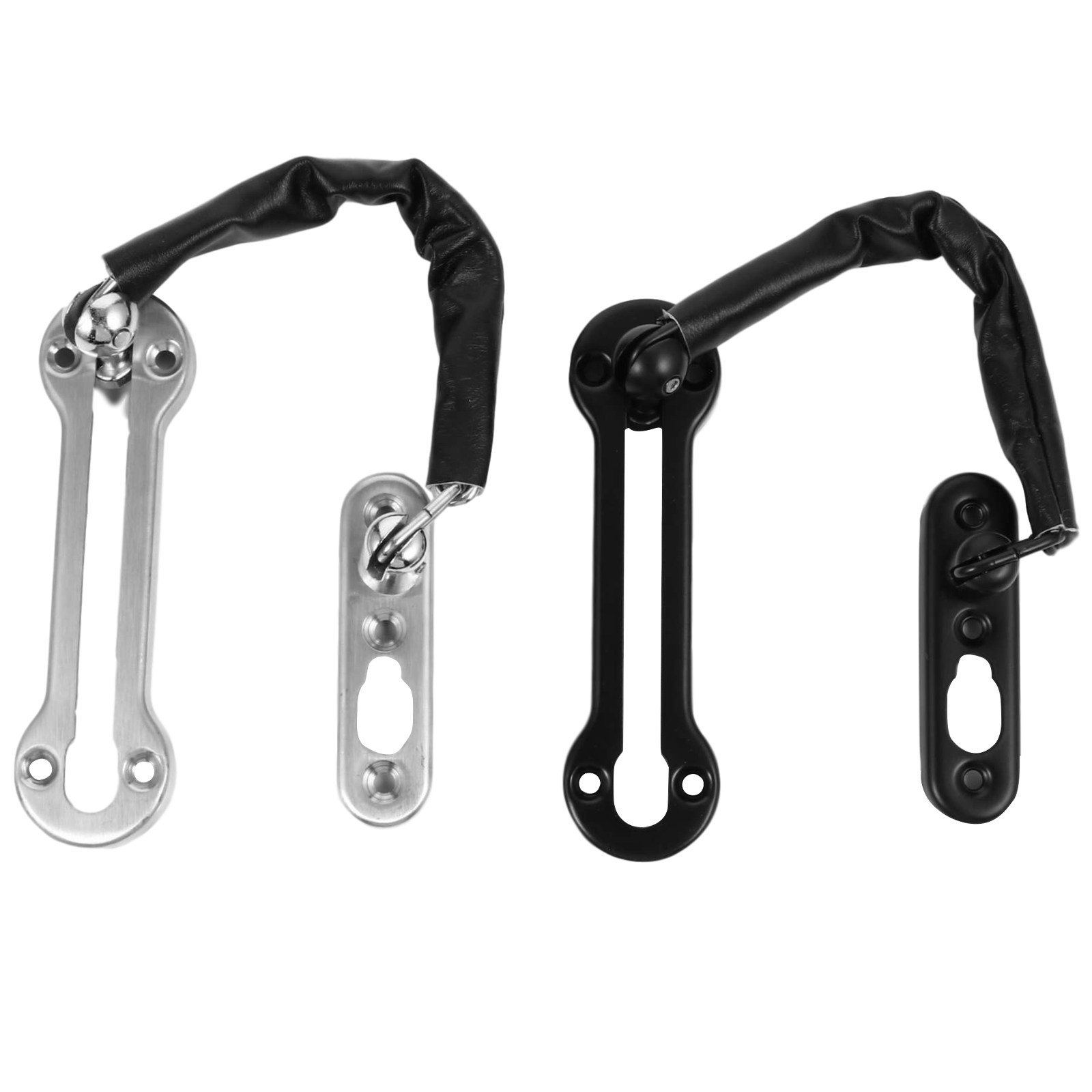 2Pcs Anti-Theft Door Chain Lat - Security Chain Door 评论和价格